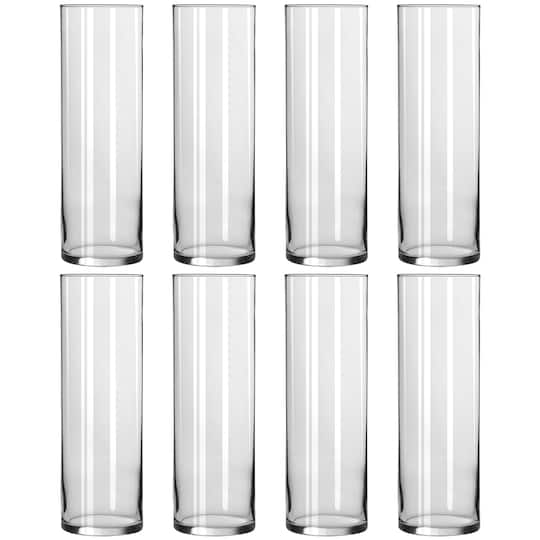 8 Pack: 10.5&#x22; Cylinder Glass Vase by Ashland&#xAE;